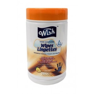 Wish Hand Sanitizing Wipes Can 80 ct.