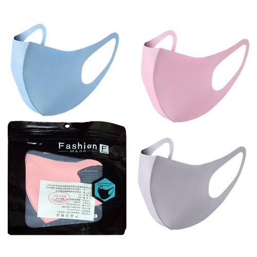  Reusable Fashion Face Masks Youth Solid Colors